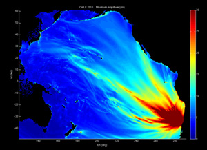Chile Tsunami Wave