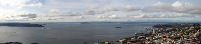 Puget Sound View from the Space Needle