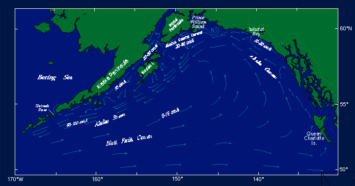 Тихий океан аляска